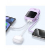 Внешний аккумулятор Baseus Qpow Pro Digital Display Fast Charge 20000мАч 22,5Вт сиреневый