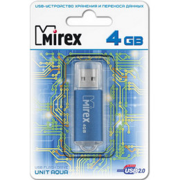 USB флэш-накопитель Mirex UNIT AQUA 4GB (13600-MFUAQU04)