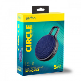 Perfeo Bluetooth-колонка "CIRCLE" синяя