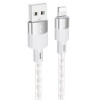 Кабель HOCO X99 USB - Lighting, 3A, 1м, (Силиконовый), Gray