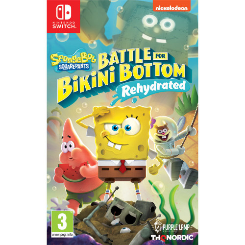 SpongeBob SquarePants: Battle for Bikini Bottom - Rehydrated [Nintendo Switch, русская версия]