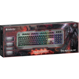 Проводная игровая клавиатура Defender Renegade GK-640DL