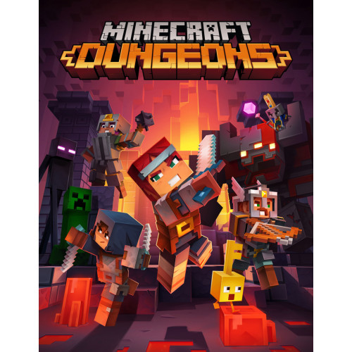 MINECRAFT DUNGEONS (ЛИЦЕНЗИЯ) DVD5 - обычный запуск, без танцев с бубном PC