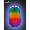 Perfeo «CHAMELEON»,  оптическая, 8 кнопок, USB, GAME DESIGN, RGB подсветка 6 цветов, 1000-2000-3400-4200-6400-12800 DPI