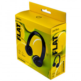 Perfeo «FLAT» с микрофоном чёрные