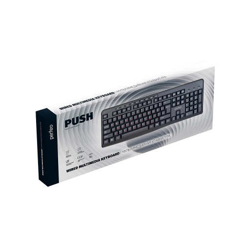 Perfeo «PUSH» Multimedia, USB, чёрная