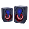 Perfeo «SHINE», колонки 2.0, мощность 2х3 Вт, чёрные, USB