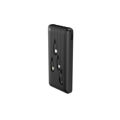 Perfeo ABSOLUTE 10000mah In Micro usb,USB /Out USB,Micro usb,Type-C,Lightning, 2.1А/ Black