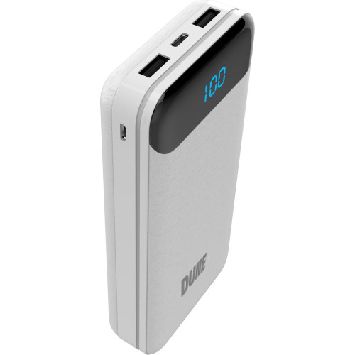Perfeo Dune 20000mah/LED дисплей/In Type-C/Micro usb/Out Type-C 2.1А /USB 1 А, 2.1A/White