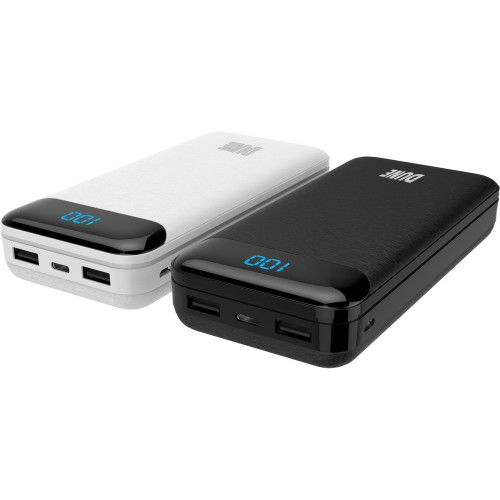 Perfeo Dune 20000mah/LED дисплей/In Type-C/Micro usb/Out Type-C 2.1А /USB 1 А, 2.1A/White