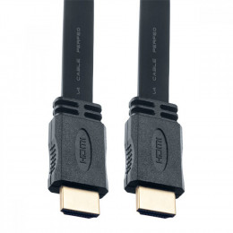 Perfeo H1302 Аудио-видеокабель HDMI A вилка - HDMI A вилка, плоский, ver.1.4, длина 2 м.