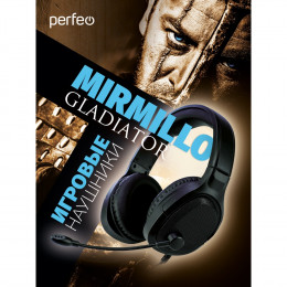 Perfeo MIRMILLO черная 1,5 м, разъем 3,5 мм (4 pin), переходник