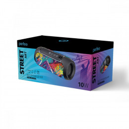 Perfeo Bluetooth-колонка, «STREET ART» черная с рисунком, PF_B4697