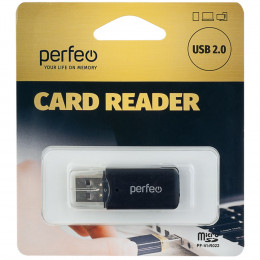 Картридер Perfeo Micro SD (PF-VI-R022 Black)