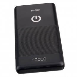 Perfeo Perfeo Powerbank 10000 mah + Micro usb /In Micro usb /Out USB 1 А, 2.1A/ Black