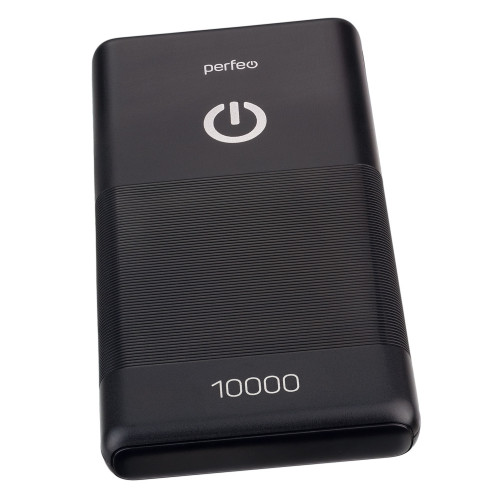 Perfeo Perfeo Powerbank 10000 mah + Micro usb /In Micro usb /Out USB 1 А, 2.1A/ Black