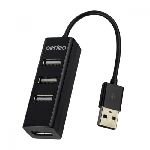 Perfeo Perfeo USB-HUB 4 Port PF-HYD-6010H Black черный (PF_A4525)