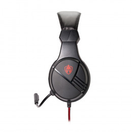 Perfeo SECUTOR чёрная 1,5 м, разъем 3,5 мм (4 pin), переходник