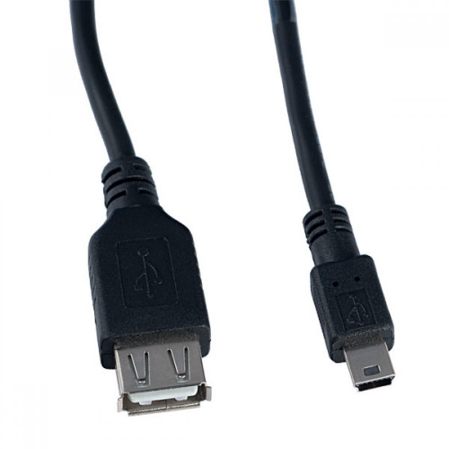 Perfeo U4201 USB2.0 A розетка - Mini USB 5P вилка, длина 0,5 м
