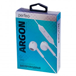 Perfeo «ARGON» с микрофоном белые