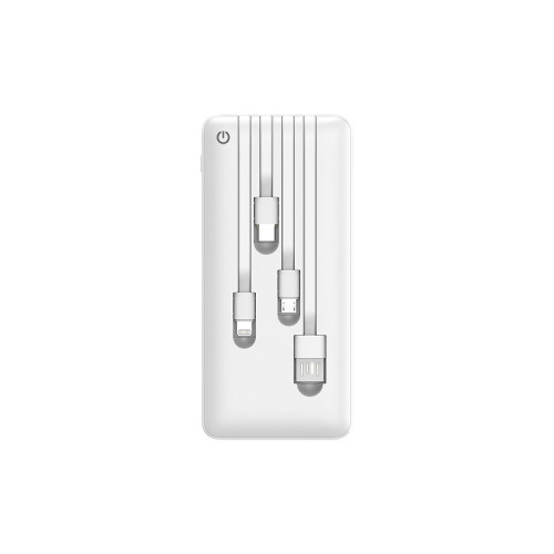 Perfeo ABSOLUTE 10000mah In Micro usb,USB /Out USB,Micro usb,Type-C,Lightning, 2.1А/ White