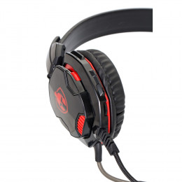 Perfeo ANDABATES черные 2,2 м, разъем 3,5 мм (4 pin) и USB (LED), переходник