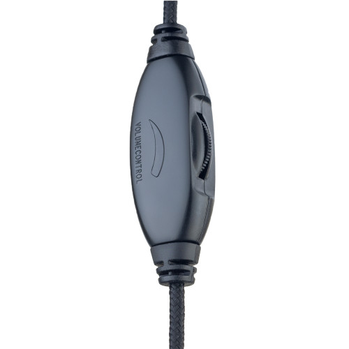 Perfeo LINK POWER черная с зелёным 2,0 м, разъем 2 x 3,5 мм (3 pin) + переходник