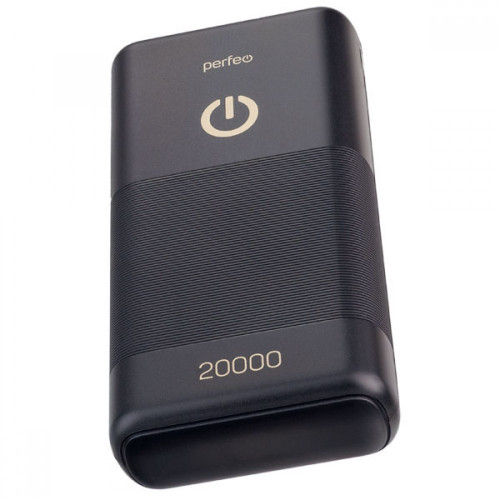 Perfeo Perfeo Powerbank 20000 mah + Micro usb /In Micro usb /Out USB 1 А, 2.1A/ Black