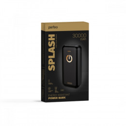 Perfeo Perfeo Powerbank 30000 mah+Micro usb/In Micro usb, Type-C/Out Type-C 2.1A, USB 1 А, 2.1A/ Black