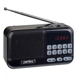 Perfeo Perfeo радиоприемник цифровой ASPEN FM+ 87.5-108МГц/ MP3/ питание USB или 18650 чёрный (i20) (PF_B4059)