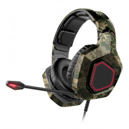 Perfeo RETIARIUS камуфляж 2,2 м, разъем 3,5 мм (4 pin) и USB (LED), переходник