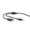 Perfeo RETIARIUS камуфляж 2,2 м, разъем 3,5 мм (4 pin) и USB (LED), переходник
