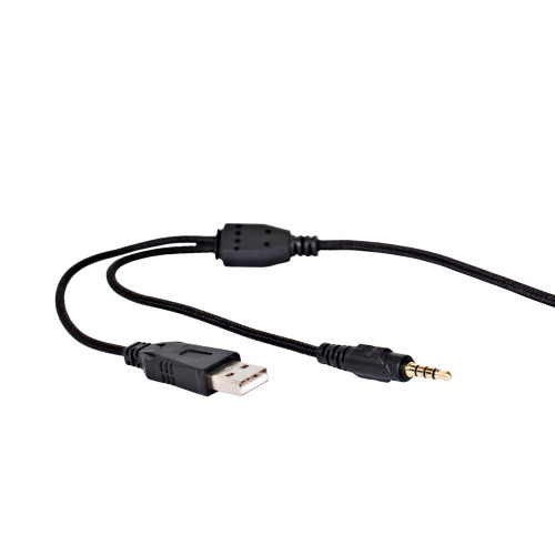 Perfeo RETIARIUS камуфляж 2,2 м, разъем 3,5 мм (4 pin) и USB (LED), переходник