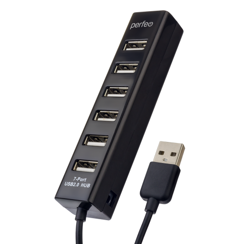 Perfeo USB-HUB 7 Port, чёрный