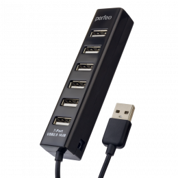 Perfeo USB-HUB 7 Port, чёрный