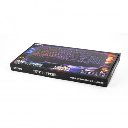 Perfeo Клавиатура «STRIKE» Multimedia, GAME DESIGN с подсветкой 3 цветов USB PF_A4390