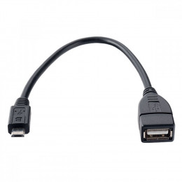 Perfeo Мультимедийный кабель USB2.0 A розетка - Micro USB вилка (OTG) U4202 4204