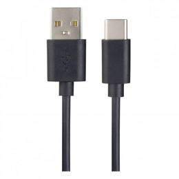 Perfeo Мультимедийный кабель USB2.0 A вилка - USB C вилка, черный, длина 1 м., бокс (U4703)