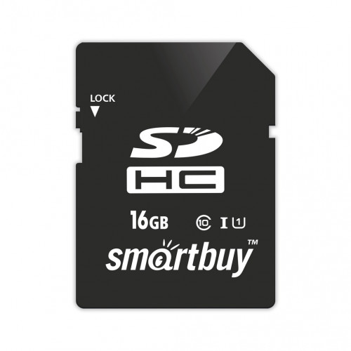 SDHC карта памяти Smartbuy 16GB UHS-I Class 10