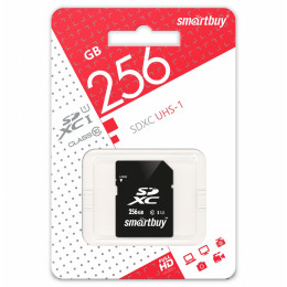SDXC карта памяти Smartbuy 256GB UHS-I U1 Class 10