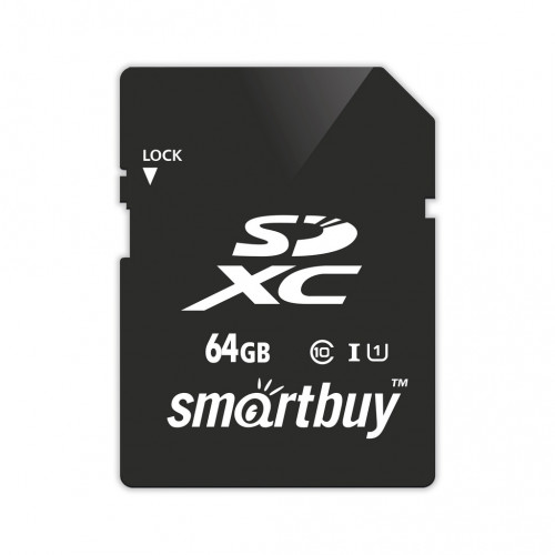 SDXC карта памяти Smartbuy 64GB UHS-I Class 10