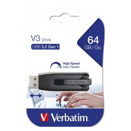USB Flash Verbatim Store 'n' Go V3 Black 64GB (49174)