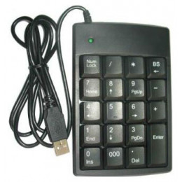 Клавиатура Gembird KPD-U1 Black USB (Цифровой блок) 