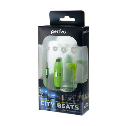 Наушники Perfeo City Beats [PF-CBS-GRN]