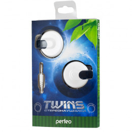 Наушники Perfeo Twins (белый) [PF-TWS-WHT]