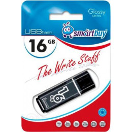 USB Flash SmartBuy Glossy Black 16GB (SB16GBGS-K)
