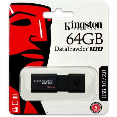 USB Flash Kingston DataTraveler 100 G3 64GB (DT100G3/64GB)