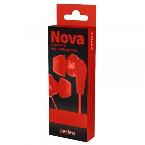 Наушники Perfeo Nova (красный)