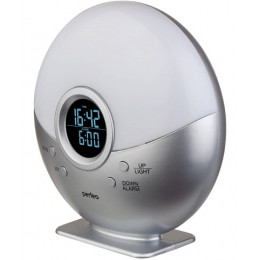 Световой будильник Perfeo Night PF-S523G (серебристый)