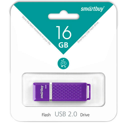 USB Flash SmartBuy Quartz Violet 16GB [SB16GBQZ-V]